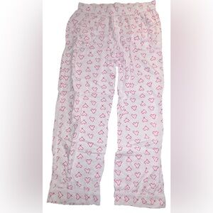 Victoria’s Secret Lounge Pants Harts All Over Print Sz.S Relaxed Fit